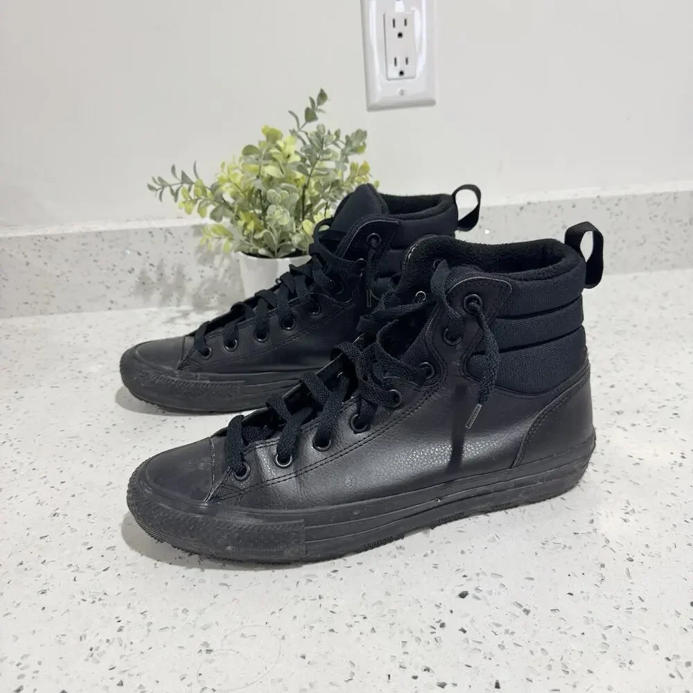 Converse Chuck Taylor All Star Berkshire Boots Black mens 11.5 - Picture 2 of 5